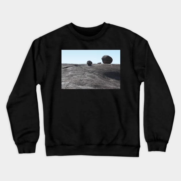 Balancing Rock Formations, Kopjes in Serengeti National Park, Tanzania Crewneck Sweatshirt by Carole-Anne